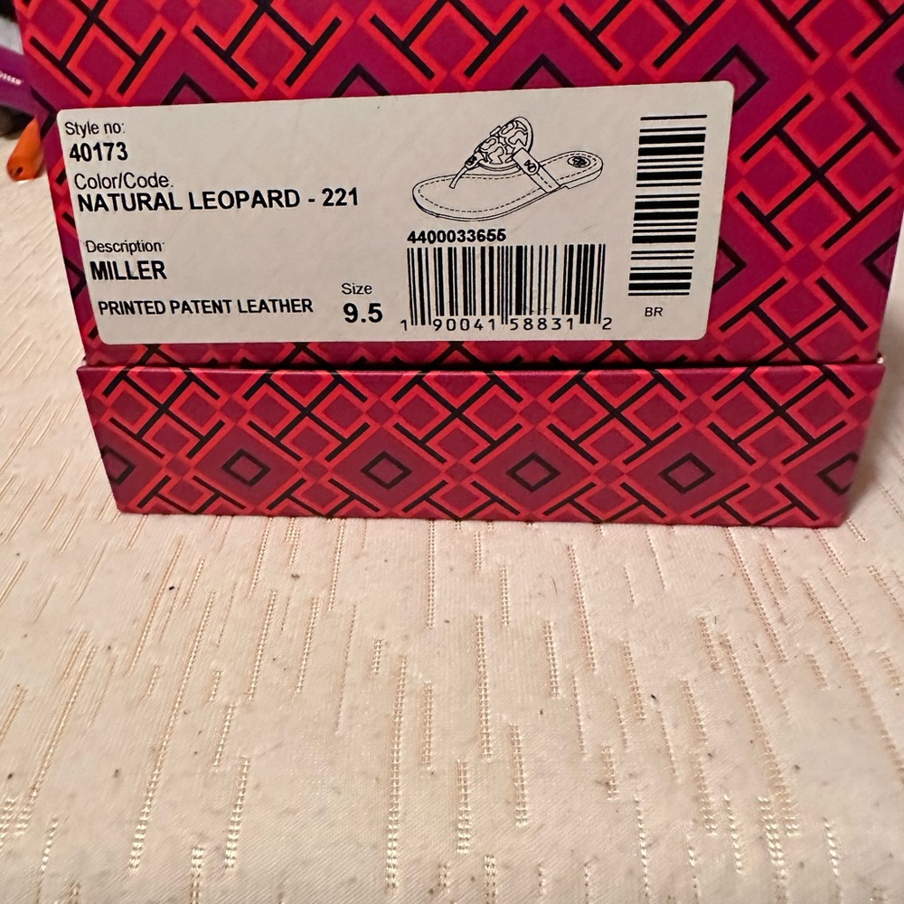 Tory Burch Leopard Miller Sandall